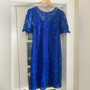 Beautiful Blue Dressbarn Dress - Size 10